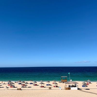 Quietly waiting for us...  #nofilter #beach #summer #sea #sky #sand #emptiness