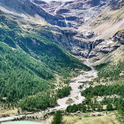 Summer Glacier Lake #berninaexpress